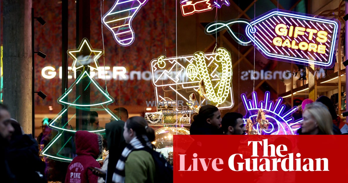 More UK retailers in critical financial distress, as Boxing Day sales footfall drops – business live | Business