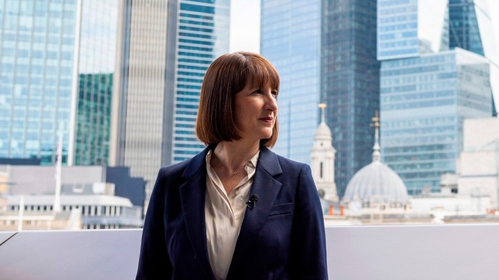 Chancellor Rachel Reeves in the City of London