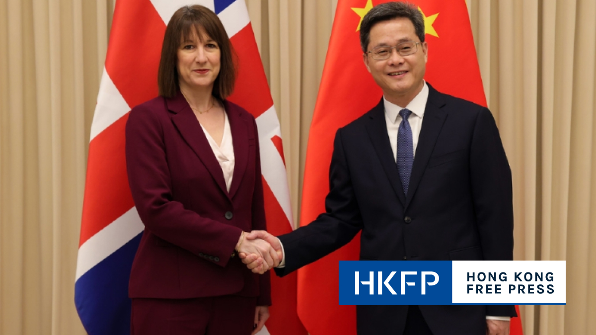 UK treasurer Rachel Reeves says London ‘natural home’ for Chinese finance